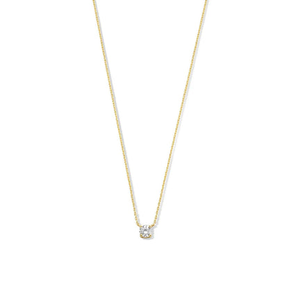 Collar Moissanite Cléa | Oro
