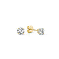 Pendientes Studs de Piedra Larmes de Lune | Oro