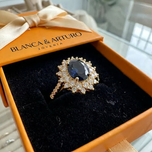 Anillo Vionne Saphirae | Oro