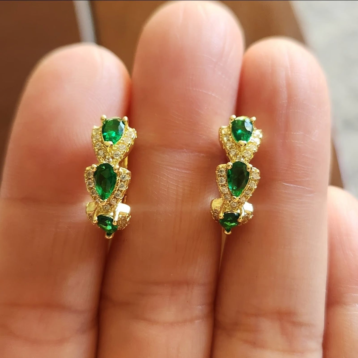 Pendientes Sylvarra Jadelisse | Oro