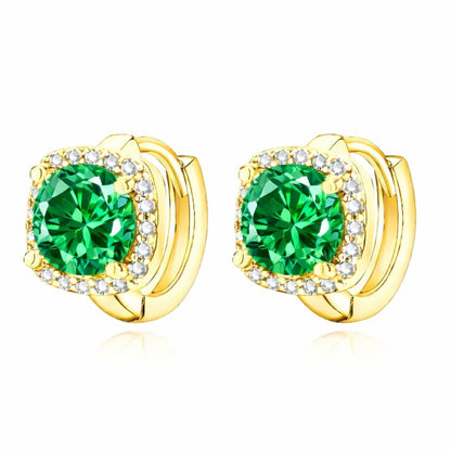 Pendientes Esmeralda Nadine | Oro